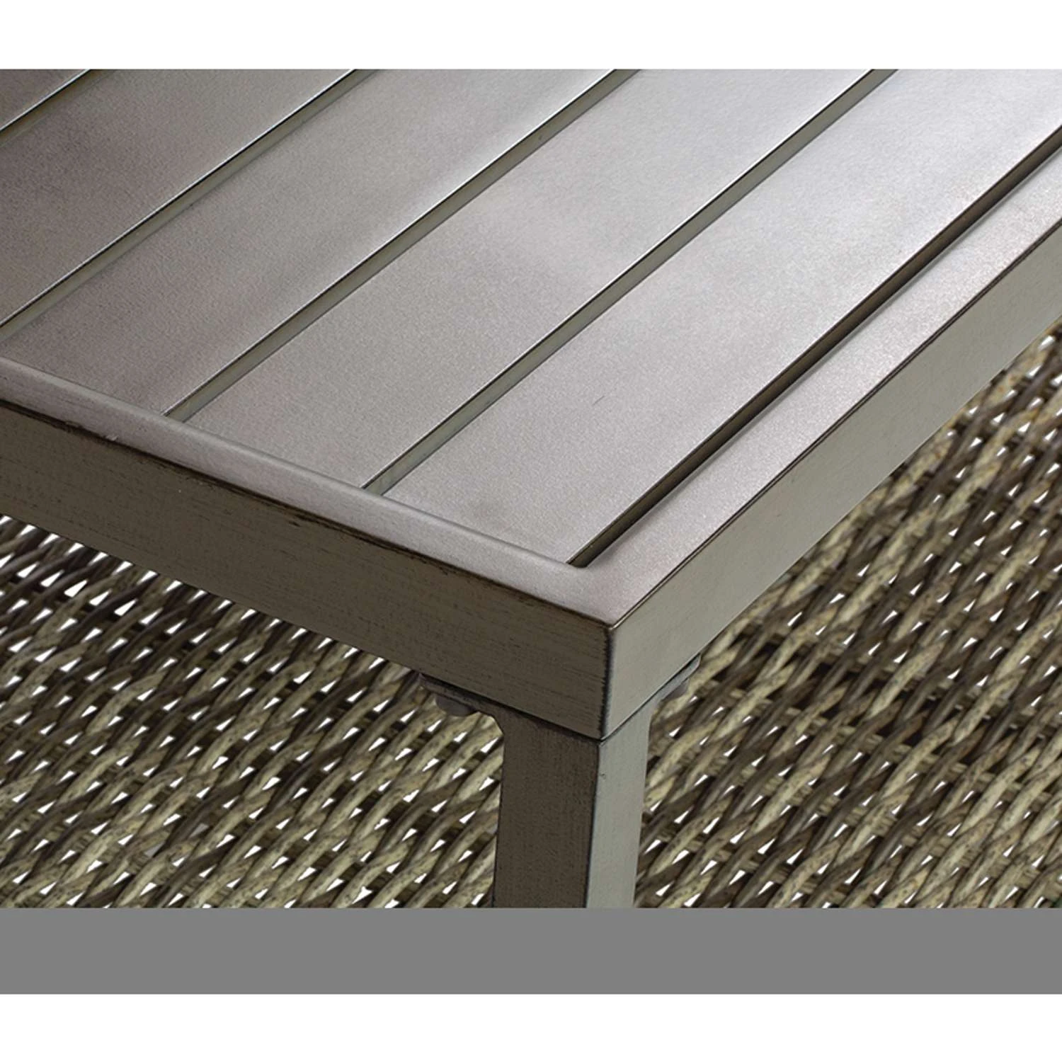 Living Accents Valencia 4 Pc Brown Aluminum Deep Seating Set Red 4 Living Accents Valencia 4 Pc Brown Aluminum Deep Seating Set Red - Image 4