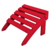 Ivy Terrace Red Polypropylene Frame Ottoman
