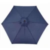 Living Accents Salem 9 Ft. Tiltable Navy Market Umbrella