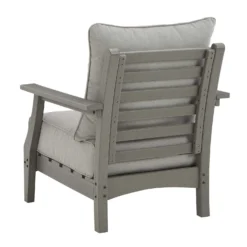 Signature Design By Ashley Visola Gray HDPE Frame Relaxer Lounge Chair Gray -Patio Paradise Shop 0d4aab79 c68d 490a a2e5 70631bc34dd3