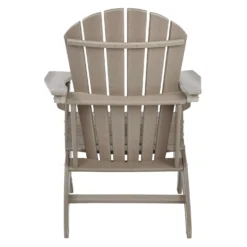 Signature Design By Ashley Sundown Treasure Brown HDPE Frame Adirondack Armchair -Patio Paradise Shop 0f79fb02 0a75 474c 814c c00a2387d3e7