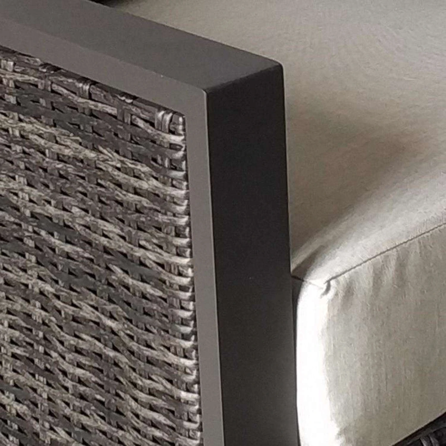 Living Accents Fullerton Brown Aluminum Frame Deep Seating Sofa Tan 3 Living Accents Fullerton Brown Aluminum Frame Deep Seating Sofa Tan - Image 3