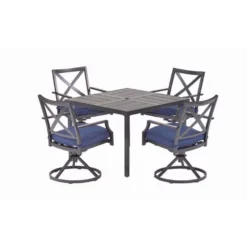 Living Accents Salem 5 Pc Dining Set Navy