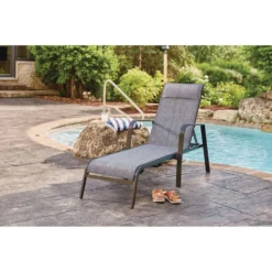 Living Accents Pacifica Black Aluminum Frame Sling Chaise Lounge Blue 6 Living Accents Pacifica Black Aluminum Frame Sling Chaise Lounge Blue -Patio Paradise Shop 13d7d46c b8fb 4a46 b3d5 924402a93445