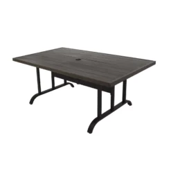 Living Accents Wilmette 7 Pc Black Aluminum Classic Dining Set Beige -Patio Paradise Shop 185d3018 35b0 4c07 a02f 000671a53ab1