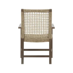 Signature Design By Ashley Germalia Brown Wood Frame Dining Armchair -Patio Paradise Shop 18de4fc7 4a7e 49f4 8b42 7602a77108c4