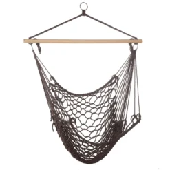 Summerfield Terrace 1 Person Brown Rope Hammock Swing