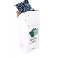 Jordan Manufacturing Navy Blue/White Polyester Throw Pillow 4 In. H X 16 In. W X 16 In. L -Patio Paradise Shop 1cc306b8 387f 47fc ad88 e41493cd2a5d