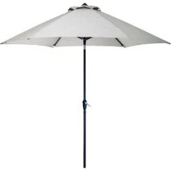 Hanover Lavallette 9 Ft. Tiltable Gray Patio Umbrella