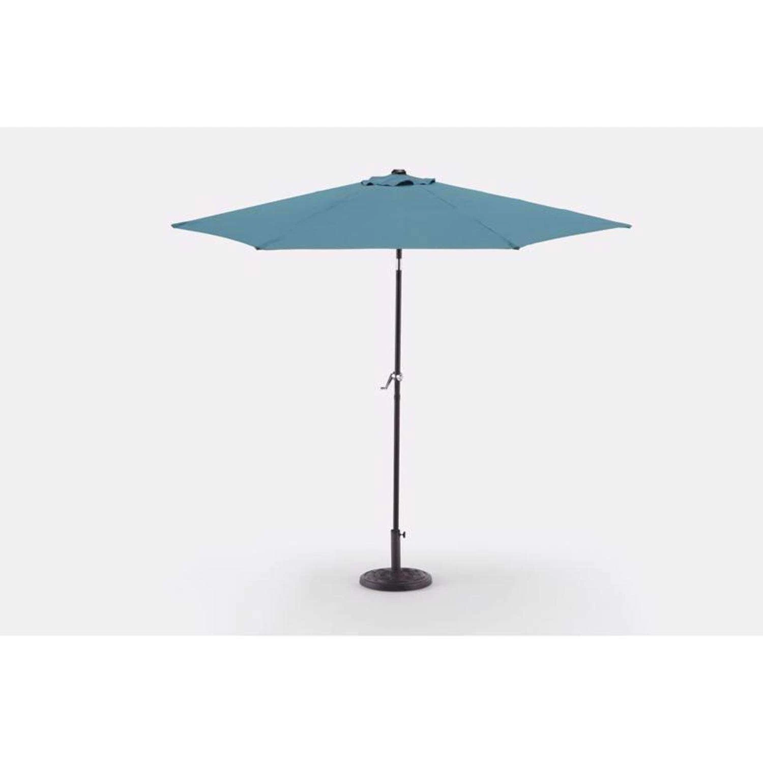 Living Accents Hattington 9 Ft. Tiltable Blue Market Umbrella 2 Living Accents Hattington 9 Ft. Tiltable Blue Market Umbrella - Image 2