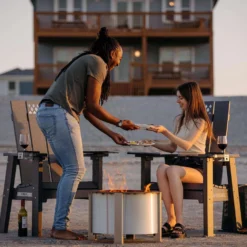 Breeo X Series Gray HDPE Frame Adirondack Chair -Patio Paradise Shop 26b8922a 48eb 4f8d b95b c63708fbf01e