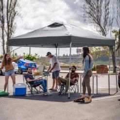 Crown Shade One Touch Polyester Canopy 9.4 Ft. H X 12 Ft. W X 12 Ft. L -Patio Paradise Shop 2c17b9dc d602 4b64 bf8a f67e8d046af6