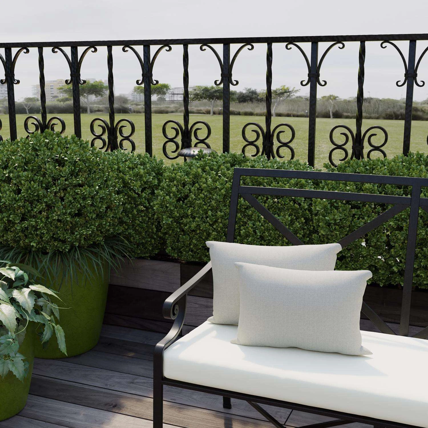 Jordan Manufacturing Gray Polyester Throw Pillow 4 In. H X 12 In. W X 18 In. L 1 Jordan Manufacturing Gray Polyester Throw Pillow 4 In. H X 12 In. W X 18 In. L