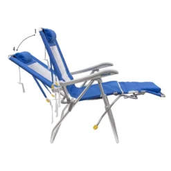 GCI Outdoor Legz Up Lounger Multi-Position Blue Beach Folding Lounger -Patio Paradise Shop 2e893cf9 7bba 488e aede 7ccc06990473