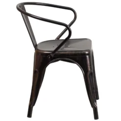 Flash Furniture Black Steel Frame Bistro Chair 7 Flash Furniture Black Steel Frame Bistro Chair -Patio Paradise Shop 325e3d5a d2f5 4f09 a591 5103952c0a04