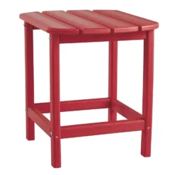 Signature Design By Ashley Sundown Treasure Red Rectangular Plastic Contemporary End Table -Patio Paradise Shop 32cacf2b 0770 486f bd9c c3beba7aa85d