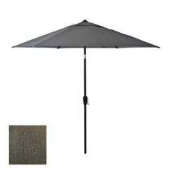 Living Accents Fullerton 9 Ft. Tiltable Brown Patio Umbrella