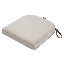 Classic Accessories Montlake Heather Gray Polyester Seat Cushion 2 In. H X 20 In. W X 20 In. L