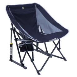 GCI Outdoor Pod Rocker Indigo Sling Folding Pod Rocker