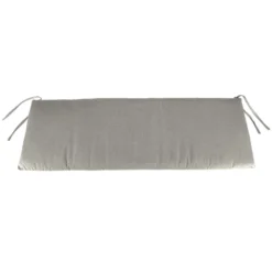 Jordan Manufacturing Gray Knife Edge Polyester Bench Cushion 3.5 In. H X 18 In. W X 48 In. L