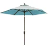 Hanover Traditions 11 Ft. Tiltable Blue Patio Umbrella