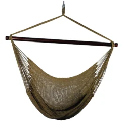 Algoma 51 In. W X 44 In. L 1 Person Tan Rope Hammock