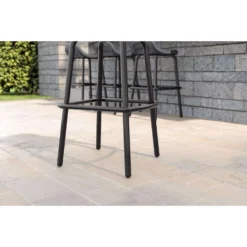 Suncast 2 Pc Gray Steel Bar Chair Set -Patio Paradise Shop 3ec1ca24 e410 45fd 8f5f 9785d69a1a33