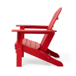 Glitzhome Red HDPE Frame Adirondack Chair -Patio Paradise Shop 42349969 8fdc 4cc9 8f9f e35d120d75aa