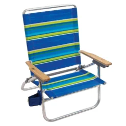 Rio Brands Easy In-Easy Out 4-Position Assorted Beach Folding Chair -Patio Paradise Shop 447e391e 1045 4c98 8ca9 5dae218f6c61
