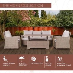 MOD Aiden 4 Pc Tan Aluminum Conversation Set Light Gray 12 MOD Aiden 4 Pc Tan Aluminum Conversation Set Light Gray -Patio Paradise Shop 459d8c13 9a08 47dc 9a4b 10eff66de330
