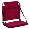 GCI Outdoor BleacherBack Red Bleacher Back Folding Stadium Seat