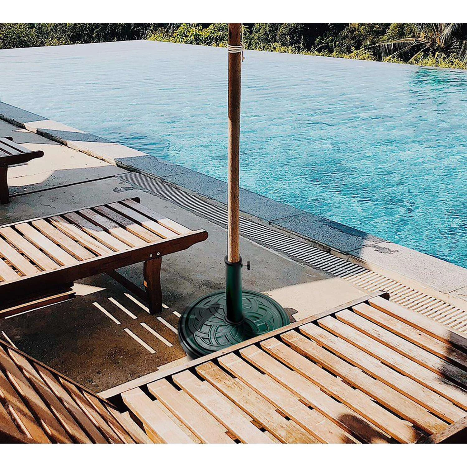 Bond Green Ribbon Envirostone Umbrella Base 3 Bond Green Ribbon Envirostone Umbrella Base - Image 3