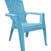 Adams® Adams Kids Adirondack Pool Blue Polypropylene Frame Adirondack Chair
