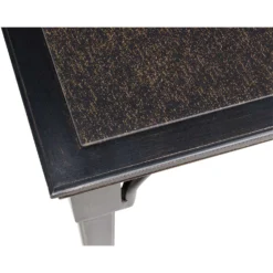 Cambridge Hammond 9 Pc Brown Aluminum Classic Dining Set With Umbrella -Patio Paradise Shop 4835719a 08f7 4984 acdc 1f52f3a28e08