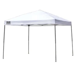 Quik Shade Expedition Polyester Peak Pop-Up Canopy 9.2 Ft. H X 10 Ft. W X 10 Ft. L