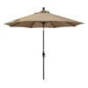 California Umbrella Sun Master Series 9 Ft. Tiltable Terrace Sequoia Market Umbrella