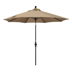 California Umbrella Sun Master Series 9 Ft. Tiltable Terrace Sequoia Market Umbrella