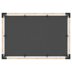 Toja Grid Polyethylene Shade Cloth 8 Ft. H X 12 Ft. W