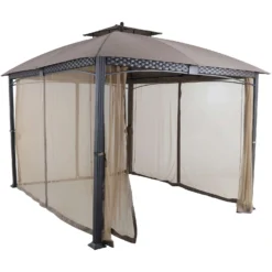 Hanover Aster Gazebo 9.7 Ft. H X 11.8 Ft. W X 9.8 Ft. L