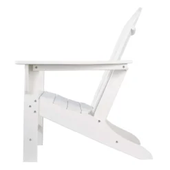 Signature Design By Ashley Sundown Treasure White HDPE Frame Adirondack Armchair -Patio Paradise Shop 566a3506 837b 4ef8 a922 de3a4a831e3a