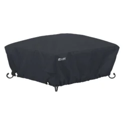 Classic Accessories 12 In. H X 36 In. W X 36 In. L Black Polyester Fire Pit Cover
