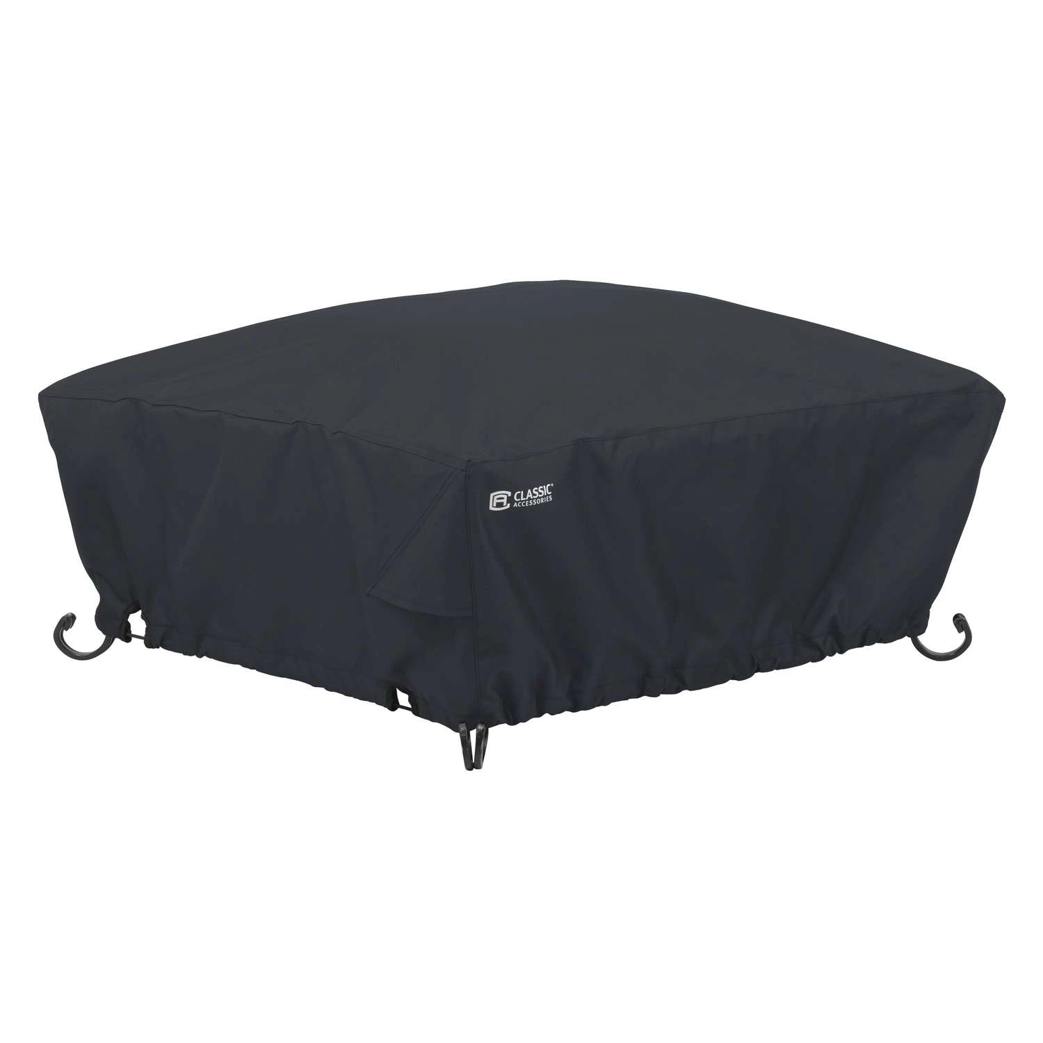 Classic Accessories 12 In. H X 36 In. W X 36 In. L Black Polyester Fire Pit Cover 1 Classic Accessories 12 In. H X 36 In. W X 36 In. L Black Polyester Fire Pit Cover