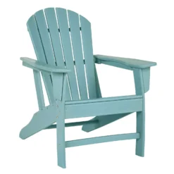 Signature Design By Ashley Sundown Treasure Turquoise HDPE Frame Adirondack Armchair -Patio Paradise Shop 58586a3c 05f6 4e9b a0e6 ba0fbb4e6d1a