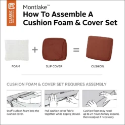 Classic Accessories Montlake Heather Henna Red Polyester Back Cushion 20 In. H X 4 In. W X 25 In. L -Patio Paradise Shop 5bbf2ed5 3b62 4b01 be06 be37a497e6d4