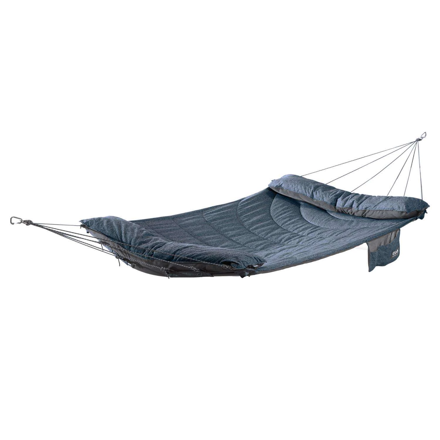 ENO SuperNest 55 In. W X 96 In. L 2 Person Navy/Sky Blue Spreader Bar Hammock 1 ENO SuperNest 55 In. W X 96 In. L 2 Person Navy/Sky Blue Spreader Bar Hammock