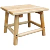 Leigh Country Aspen Brown Square Wood End Table