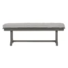 Signature Design By Ashley Visola Gray HDPE Contemporary Bench 19 In. H X 54 In. L X 14 In. D