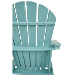 Signature Design By Ashley Sundown Treasure Turquoise HDPE Frame Adirondack Armchair -Patio Paradise Shop 618379ab d4a2 4111 9fdb b3e20a2c54a9