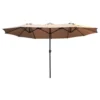 Living Accents 15 Ft. Beige Patio Umbrella