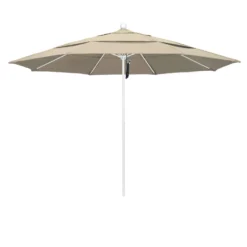 California Umbrella Venture Series 11 Ft. Antique Beige Market Umbrella